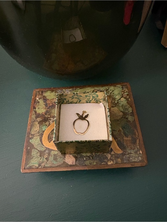 Jewelry - 14 K Yellow Gold Apple Pendant